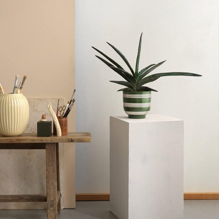 Цветочный горшок 15 см, зеленый Omaggio Kähler