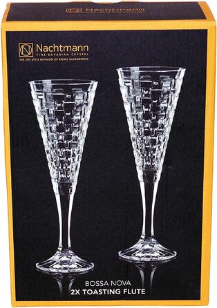 Набір мисок з 5 предметів, миска 30 см 4 миски 21 см, bossa nova, 0098369-0 (набір келихів для шампанського, 2 шт.)