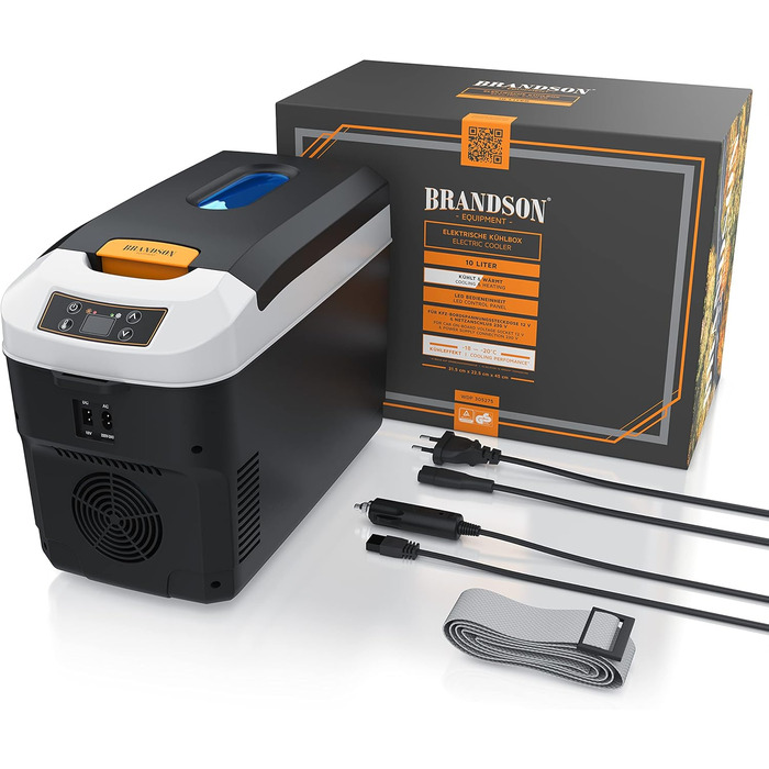 Електричний автохолодильник 10 л 45 Вт Brandson