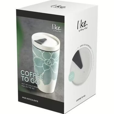 Термокухоль дорожній 0,35 л, зелена квітка Coffee to Go Villeroy & Boch