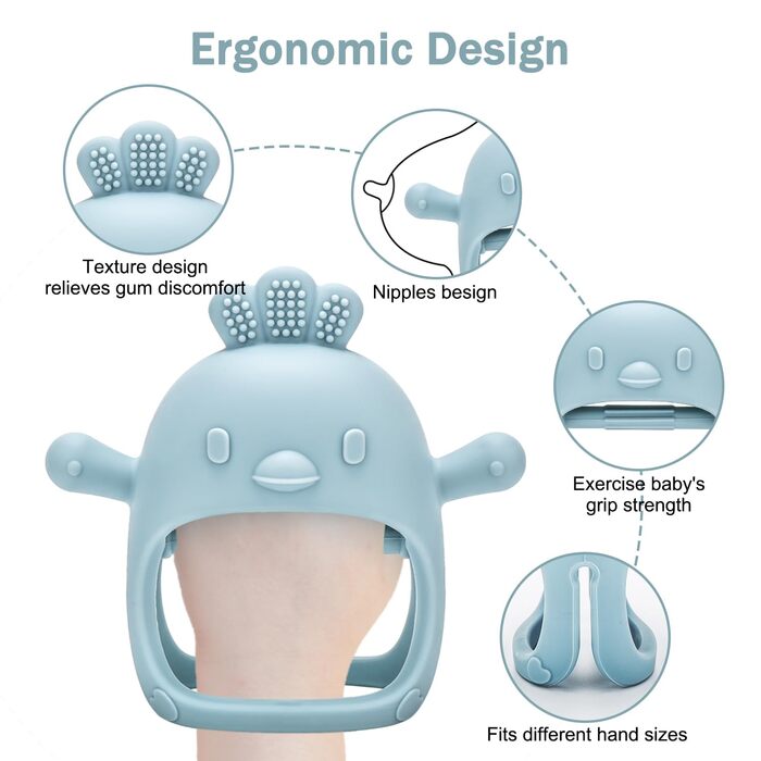 Набір силкіконових ніблерів для дітей 2 шт. CLDY