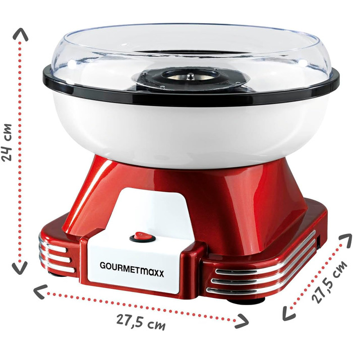 Апарат для виробництва цукрової вати GOURMET maxx