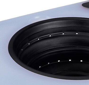 Обробна дошка із ситечком 50 х 19 х 12 см Relaxdays