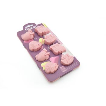 Форма для льда и шоколада Fissman 8 ячеек Транспорт 21x11x1,5 см (6564)