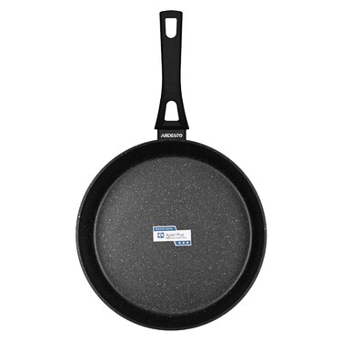 ARDESTO Сковорода для глубокого огня с крышкой Gemini Livorno, 28см, Алюминий, Черный