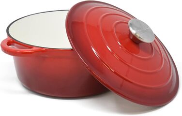 Чавунна  форма для запікання 28 см / 2,7 л червона joeji's Kitchen