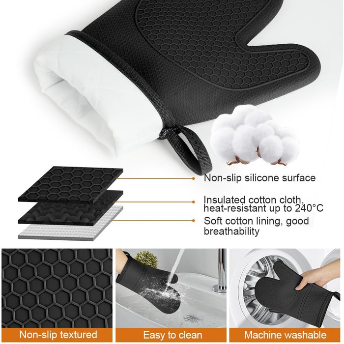 Набір рукавичок для духовки AUAUY