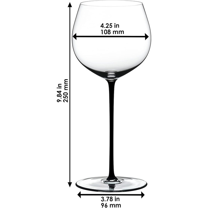 Бокал для вина, (Дубовое Шардоне, Черное)