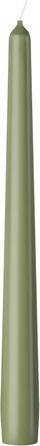 Свічки Bolsius Smooth Taper - Зелені - Набір з 4 шт. у коробці - Декоративні побутові свічки - Час горіння 7 годин - Без запаху - Натуральний рослинний віск - Без пальмової олії - 24,5 см Зелені 4 шт. и (Оливково-зелені, 4 шт. и (упаковка з 2))