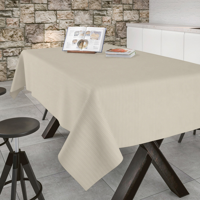 Скатертина Aitana textil Brocos Cream, полікоттон