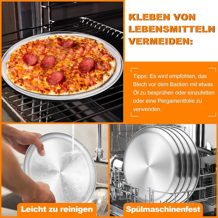 Набір із 4 дек для піци 30 см Onader