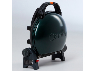 КОМПЛЕКТ Портативный переносной газовый гриль O-GRILL 500, зеленый+шланг в подарок! Код: 013367
