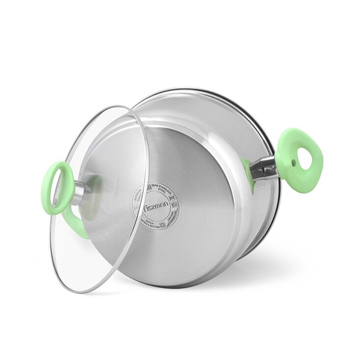 Кастрюля со стеклянной крышкой 24 см 6,1л JANET Fissman