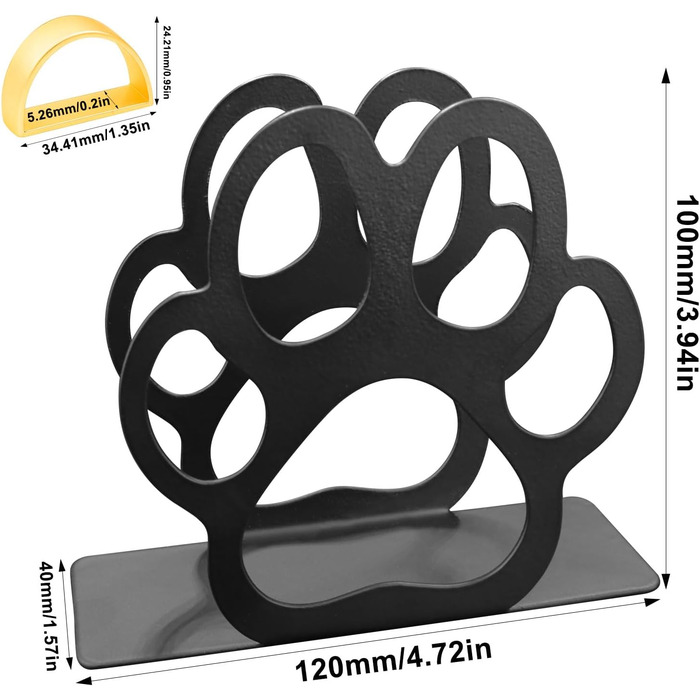 Держатель для салфеток черный cersaty
