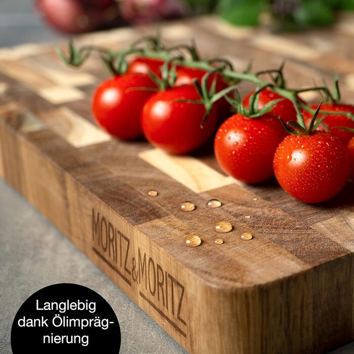 Доска разделочная 41 x 30 x 3 см, акация Moritz & Moritz