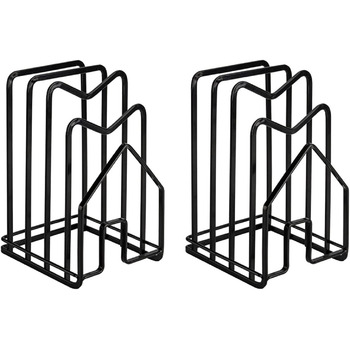 Підставка, тримач для кришки каструлі, чорний LINFIDITE