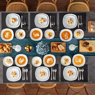 Набір тарілок на 12 осіб, 48 предметів Elisa MALACASA