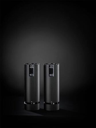 Набор из 2 электрических мельниц для перца и соли 15 см, матовый черный u'Select Peugeot