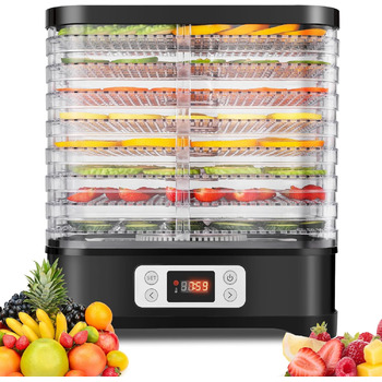 Дегідратор на 8 полиць, 400 Вт чорний COOCHEER