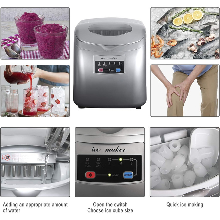 Льодогенератор 2,8 л 120 Вт WOLTU