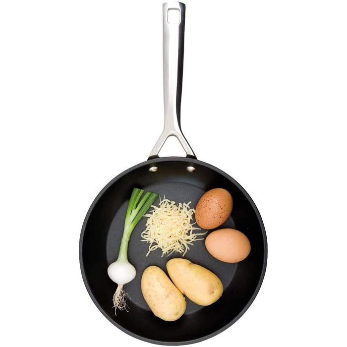 Сковорода 20 см с антипригарным покрытием, антрацит/серебристый Le Creuset