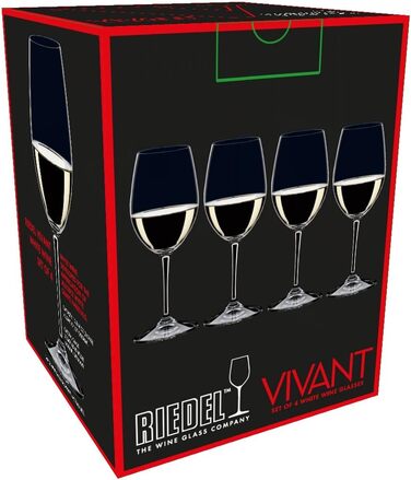 Келих для білого вина 340 мл, набір 4 предмети, Vivant Riedel