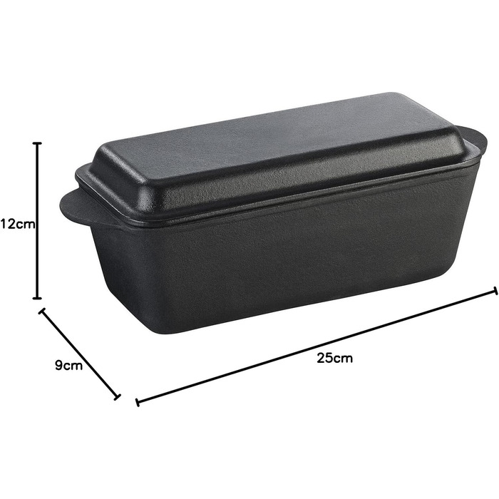 Форма для випікання хліба з кришкою 25 x 12 x 9 см Rosenstein & Söhne