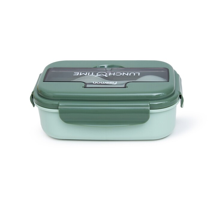Ланч-бокс з трьома відділенням 21,5 х 15 х 8 см 1100 зелений Fissman