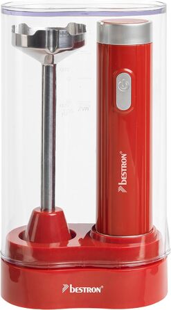 Набір ручних блендерів Bestron AHB400Z в коробці, 400 Вт, (червоний)