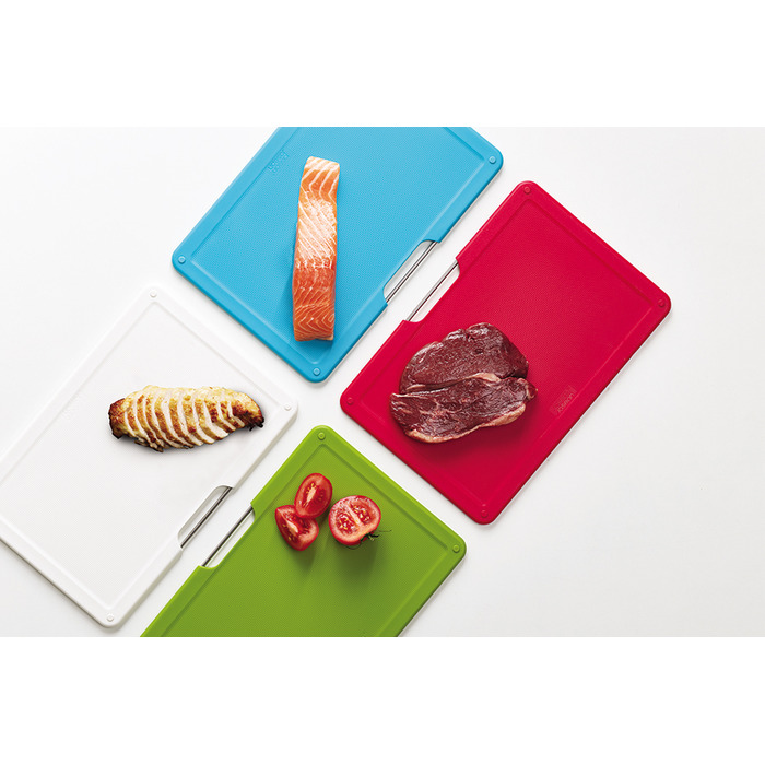 Набір обробних дощок, 7,5 х 22,2 х 32 см, срібло Folio Regular Joseph Joseph