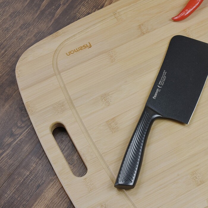 Обробна дошка для мяса, овочів і фруктів Fissman 49x41x1,9 см (8776)