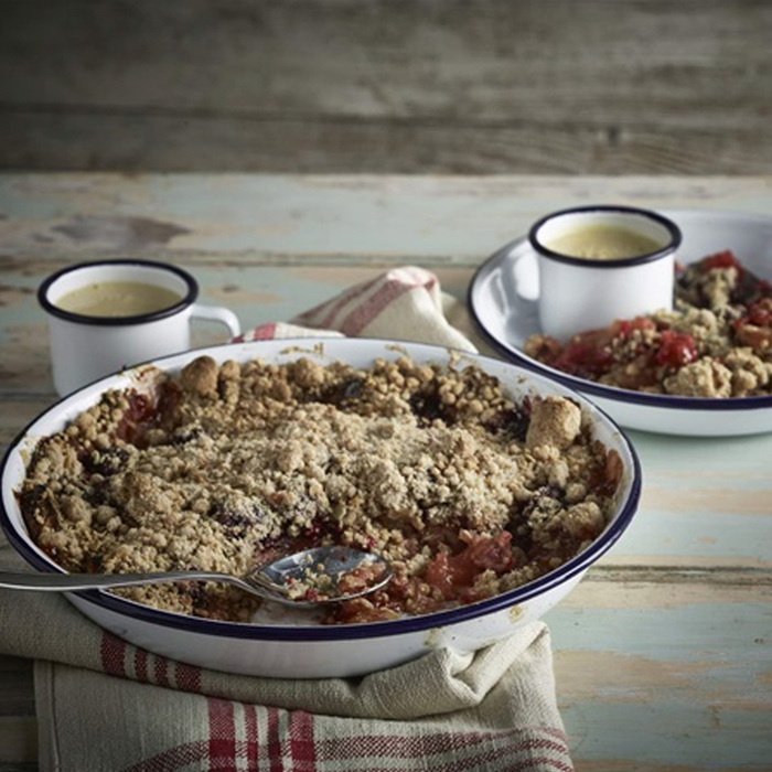 Тарілка 18 см біла емальована для пасти та рису, GenWare