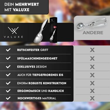 Ложка для морозива 17,5 см VALUXE