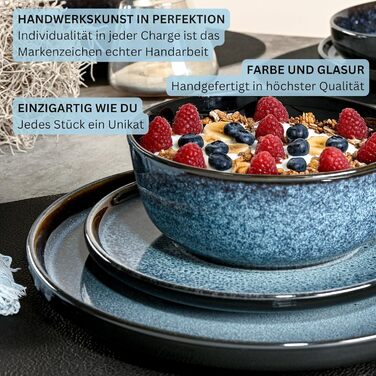 Кам&39яні миски для пасти 6 предметів, набір мисок для пасти на 6 осіб, набір мисок, придатний для миття в посудомийній машині та мікрохвильовій печі, велика багатофункціональна миска темно-сірого кольору 750 мл VALUE COLLECTION (Osaka, набір посуду 18 пр