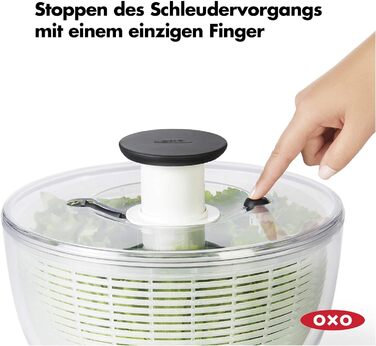 Сушарка для салату 6 л з кришкою OXO