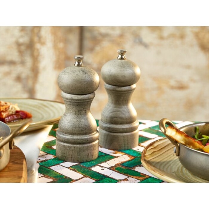 Млин для солі та перцю, 13 см, сіра, GenWare