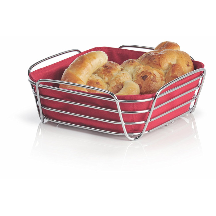 Кошик для хліба 25 x 25 см червона Delara Blomus