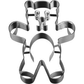 Форма для печива у вигляді ведмедика Тедді, 10 см, RBV Birkmann